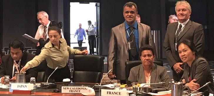 Pour la deuxième fois, la Nouvelle-Calédonie a siégé au sein du comité régional, aux côtés de la France, représentée par Anne Rouault, attachée scientifique à l’ambassade de France à Canberra. Pour la deuxième fois, la Nouvelle-Calédonie a siégé au sein du comité régional, aux côtés de la France, représentée par Anne Rouault, attachée scientifique à l’ambassade de France à Canberra.