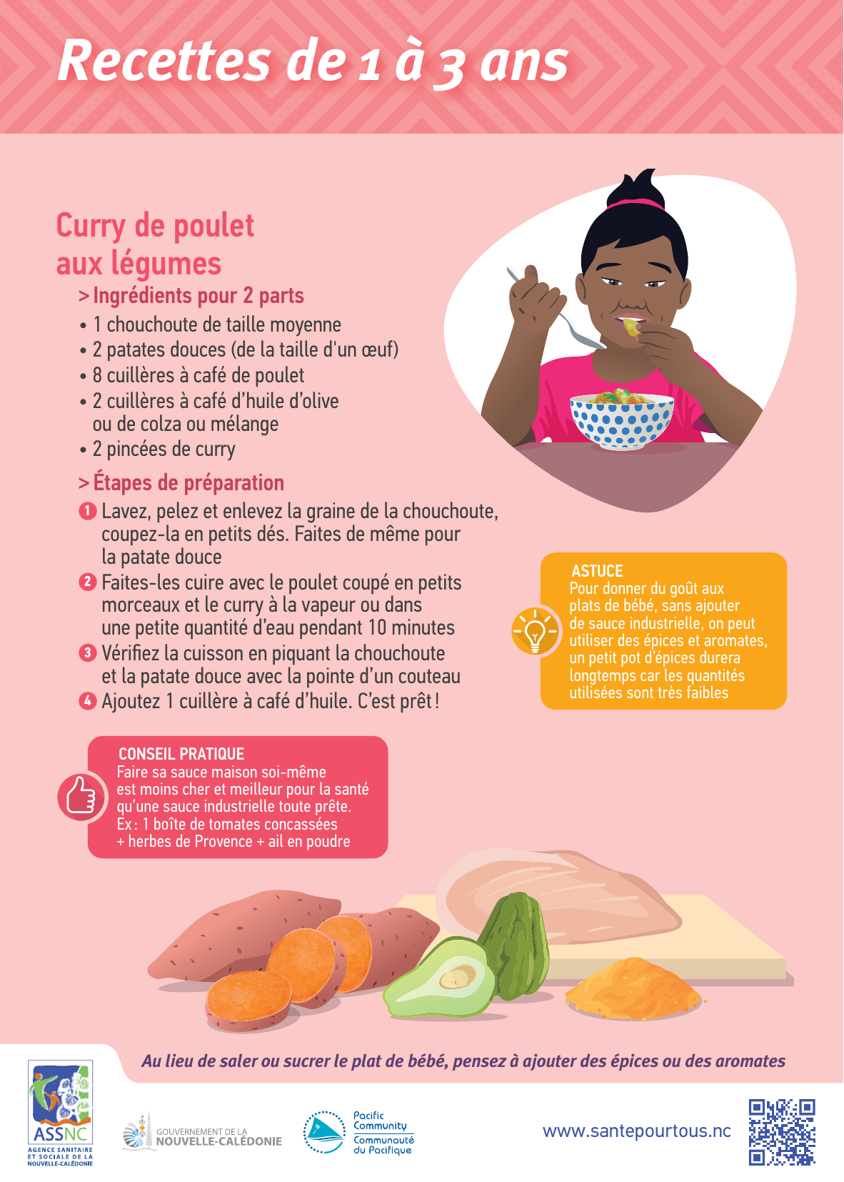 Aperçu recettes 1 à 3 ans