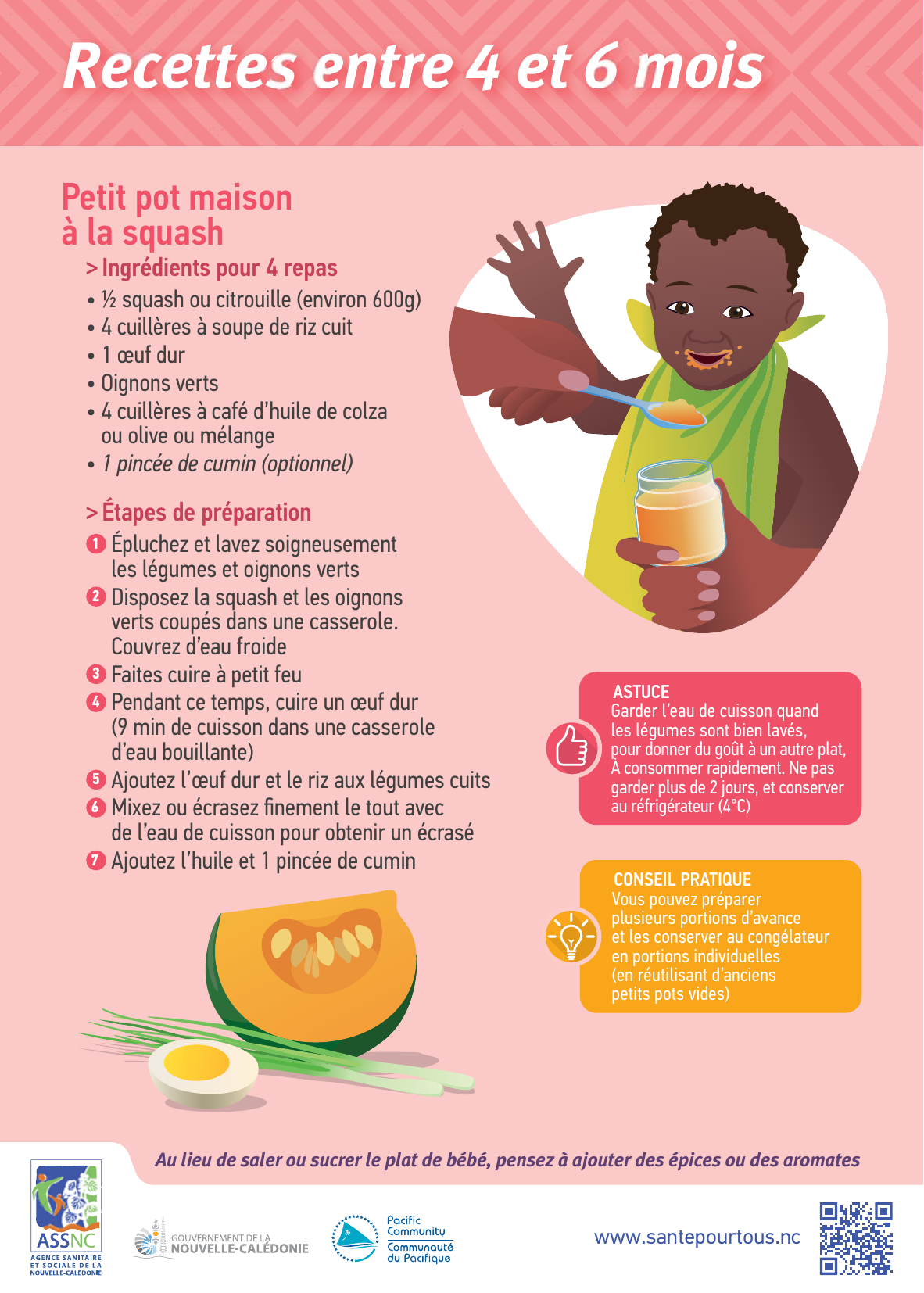 Aperçu recettes 4-6 mois